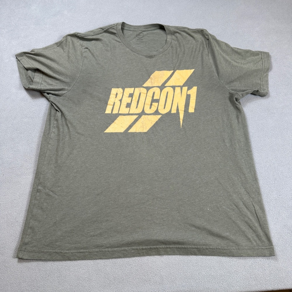 REDCON1 Coach Prime T Shirt Mens XL Olive Green Tier Operator Gym Football Tee